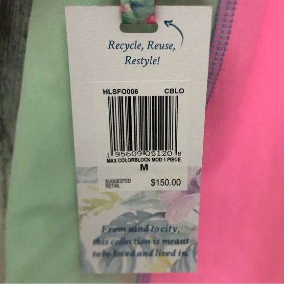 LoveShackFancy x Hurley Max Colorblock Mod 1 Piece Size: Various - Picture 13 of 16